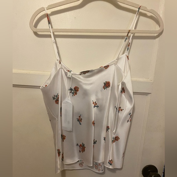 Vince Floral Silk Camisole- 100% Silk - New with tags - Picture 7 of 11